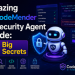 Architecture diagram showing the CodeMender AI security agent automatically parsing source code repositories and deploying secure patches within Google Cloud sandboxes.