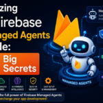 Architectural diagram highlighting autonomous systems orchestrating Firestore databases, App Check security rules, and functions as taught in the Firebase managed agents guide.