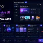 Dashboard mockup of the Gemini app highlighting the colorful interface elements brought by the Neural Expressive UI update