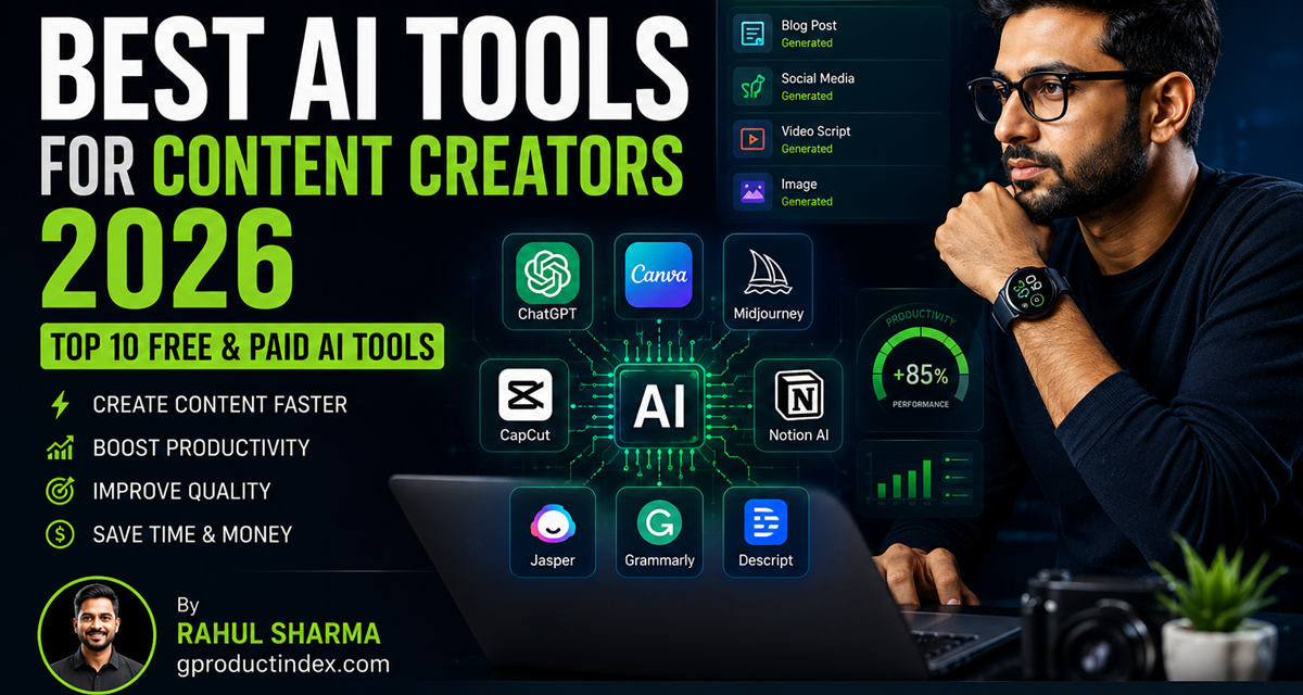 Best AI Tools for Content Creators 2026