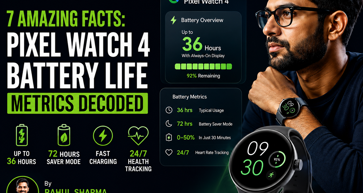 Google Pixel Watch 4 Battery Life